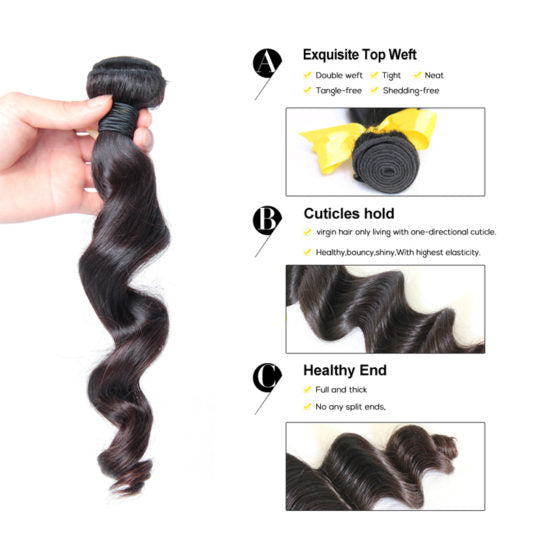 Indian Loose Wave Bundle - Exotic Hair Shop
