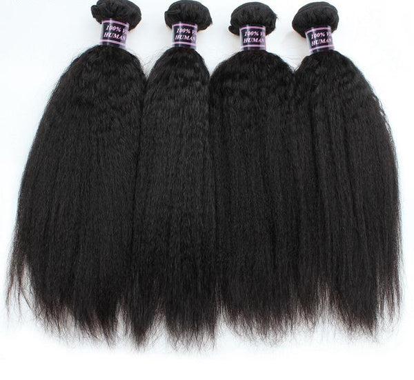 3 Malaysian Yaki Straight Bundles - Exotic Hair Shop