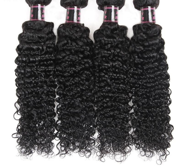 4 Malaysian Curly Hair Bundles - Exotic Hair Shop
