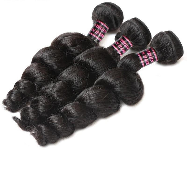 4 Indian Loose Wave Bundles - Exotic Hair Shop