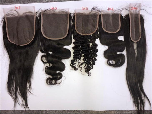 HD Film Lace Kinky Straight Closure - Exotic Hair Shop