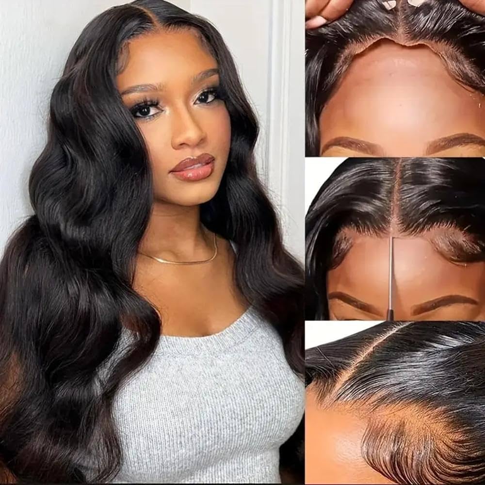 Wear&Go HD 4x4/5x5 Lace Closure Body Wave Human Hair Wig