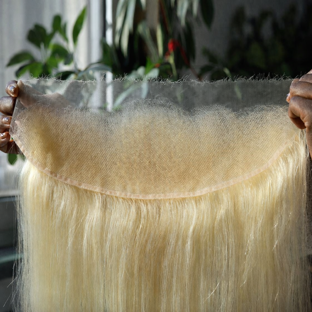 613 Blonde HD Lace Wig on a 5x5 Closure 150% Density