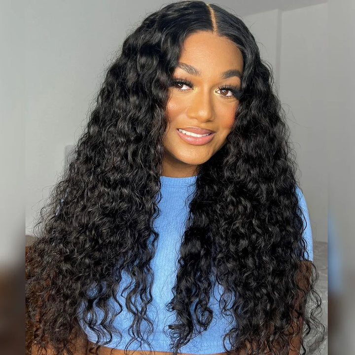 Wear&Go HD 4x4/5x5 Lace Closure Water Wave Human Hair Wig