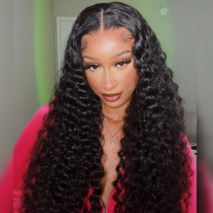 HD 13x4 Lace Frontal Deep Wave Human Hair Wig