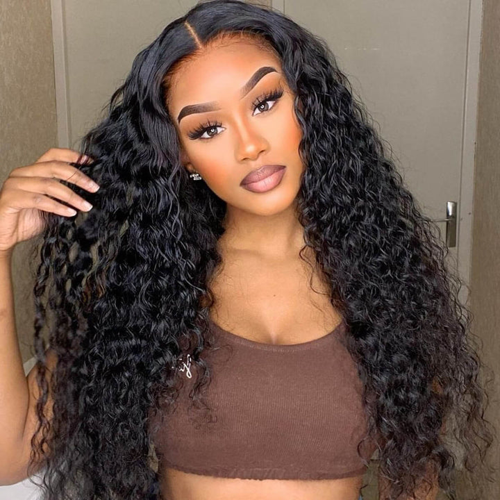 Wear&Go HD 4x4/5x5 Lace Closure Water Wave Human Hair Wig