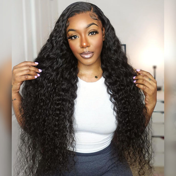 HD 13x4 Lace Frontal Water Wave Human Hair Wig