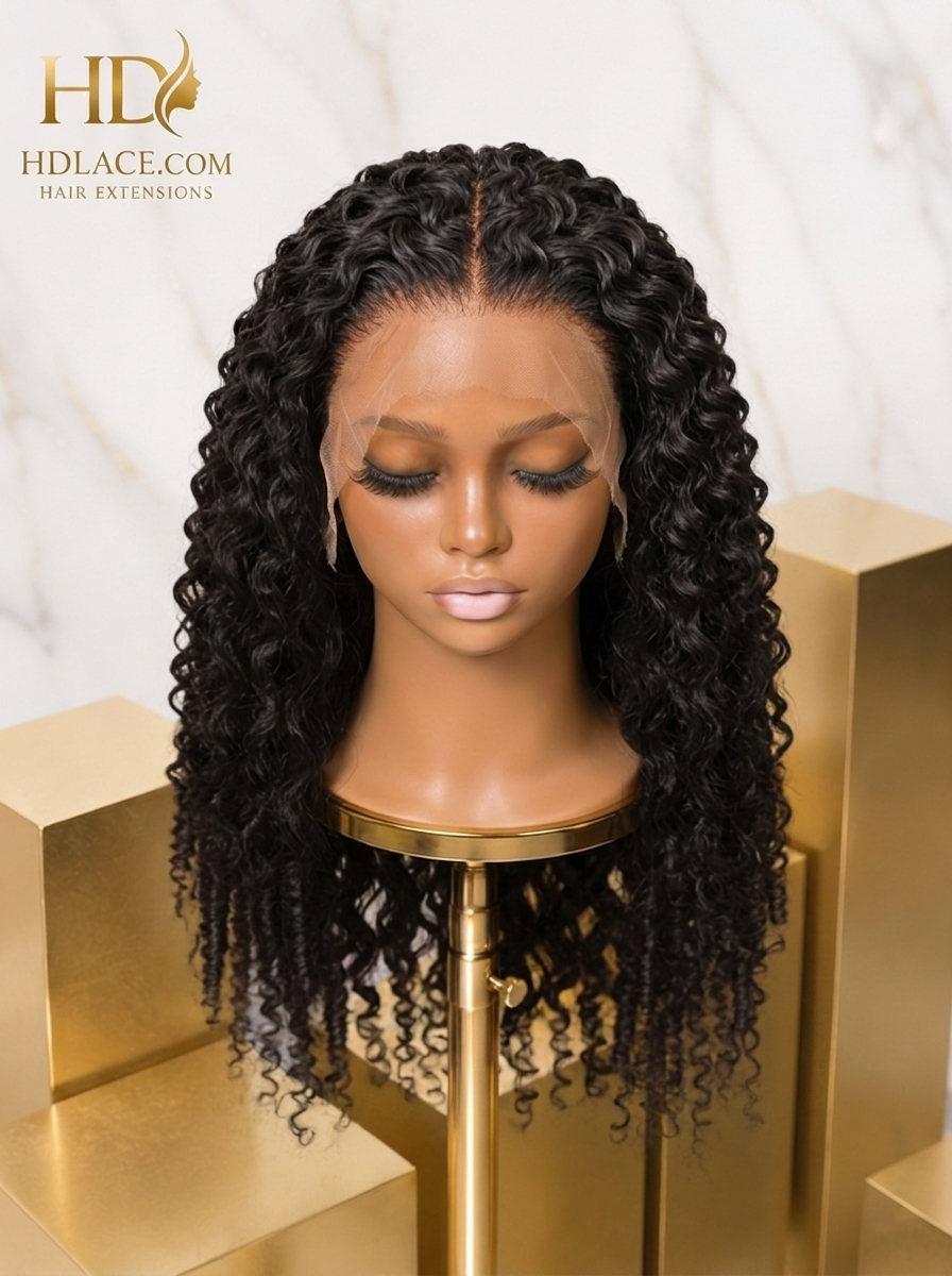 HD Lace Burmese Curly Closure Wig- HDLace.com