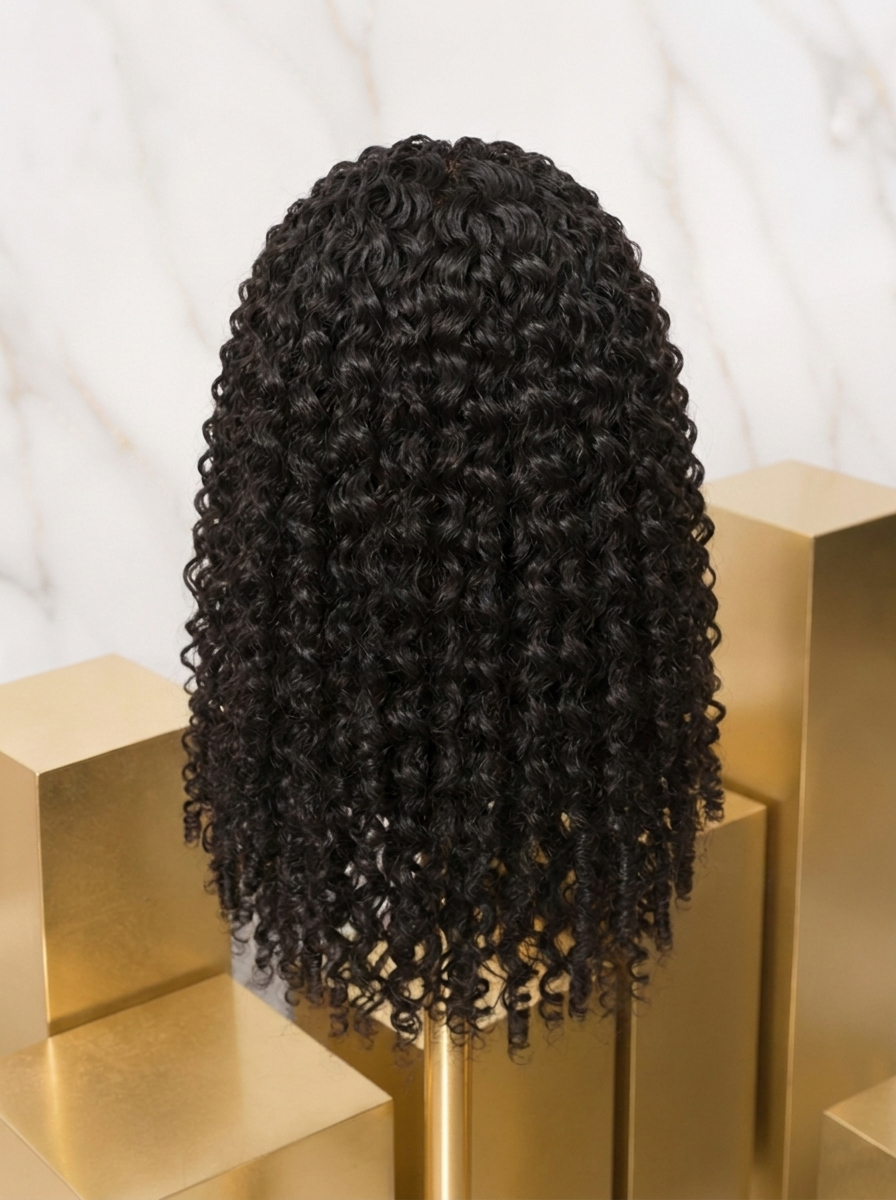 HD Full Lace Burmese Curly Wig Back- HDLace.com