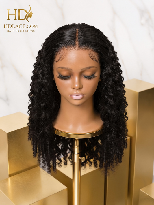 HD Lace Burmese Curly Closure Wig- HDLace.com