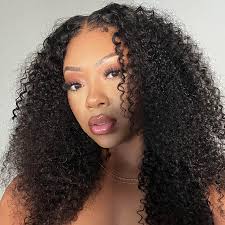 Wear&Go HD 4x4/5x5 Lace Closure Kinky Curly Human Hair Wig