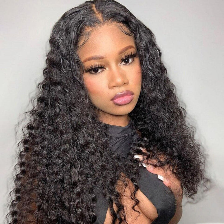 Wear&Go HD 4x4/5x5 Lace Closure Deep Wave Human Hair Wig