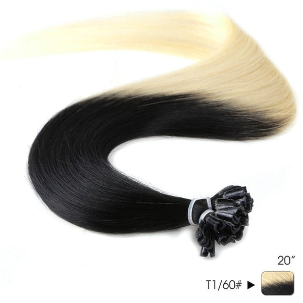 U/Nail Tip Fusion Hair Extensions in Ombre Colors - Exotic Hair Shop