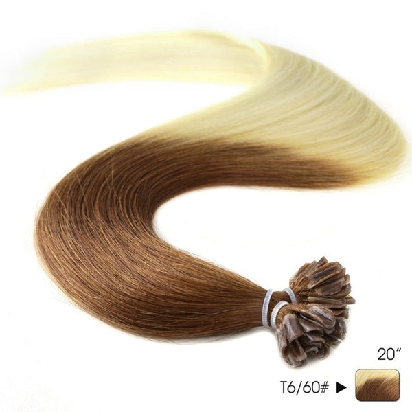 U/Nail Tip Fusion Hair Extensions in Ombre Colors - Exotic Hair Shop