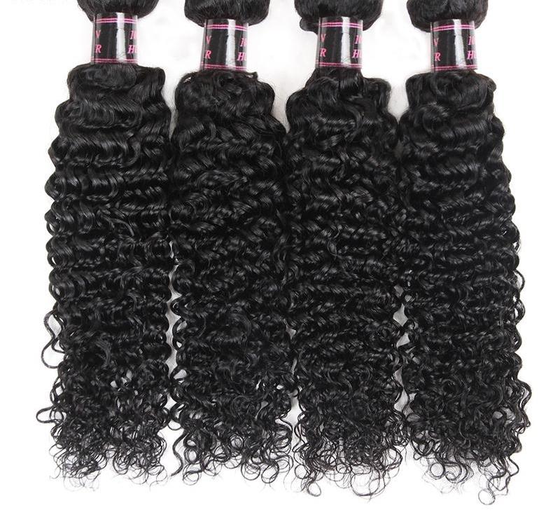 4 Malaysian Curly Hair Bundles - HDLace.com