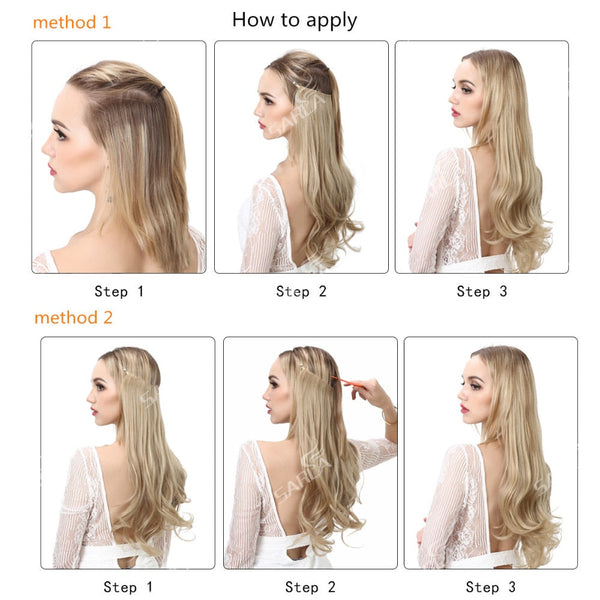 Voluminous Halo Hair Extension Band 14-18 Inches - Exotic Hair Shop