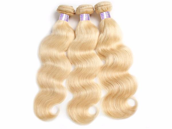 3 Brazilian Body Wave Blonde #613 Bundles - HDLace.com
