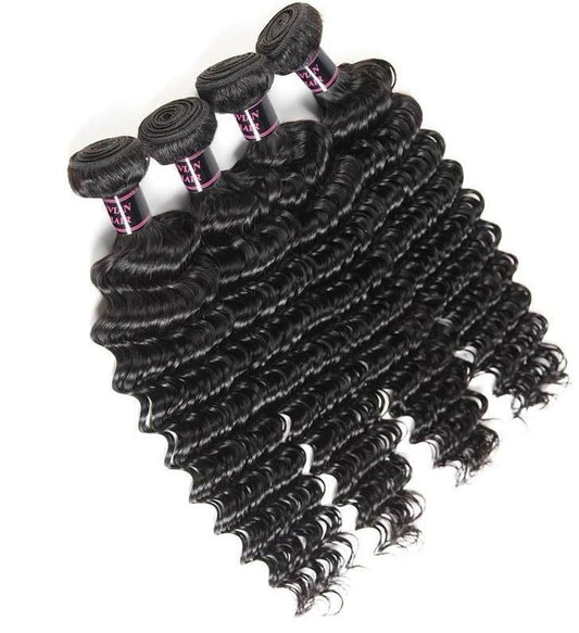 4 Malaysian Deep Wave Bundles - HDLace.com