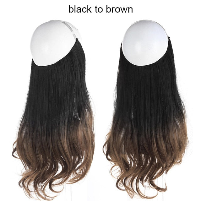 Voluminous Halo Hair Extension Band 14-18 Inches - Exotic Hair Shop