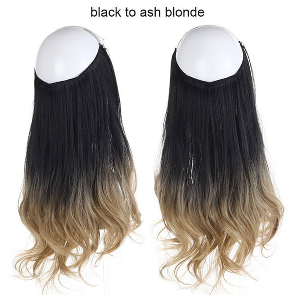 Voluminous Halo Hair Extension Band 14-18 Inches - Exotic Hair Shop