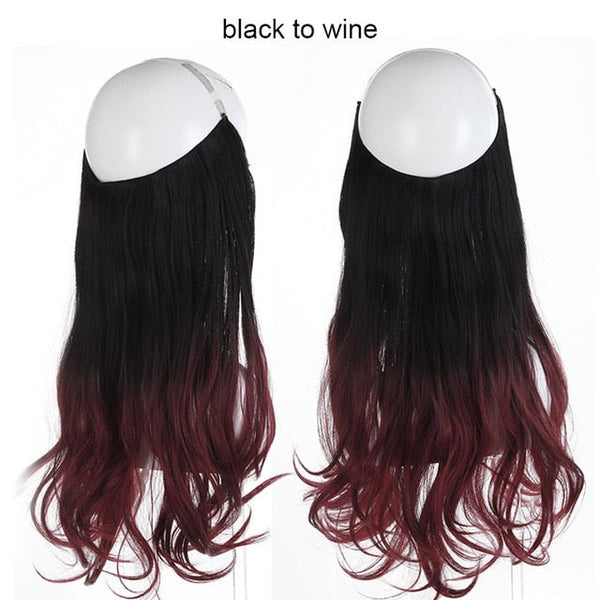Voluminous Halo Hair Extension Band 14-18 Inches - Exotic Hair Shop