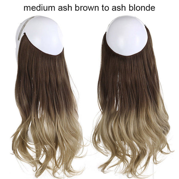 Voluminous Halo Hair Extension Band 14-18 Inches - Exotic Hair Shop