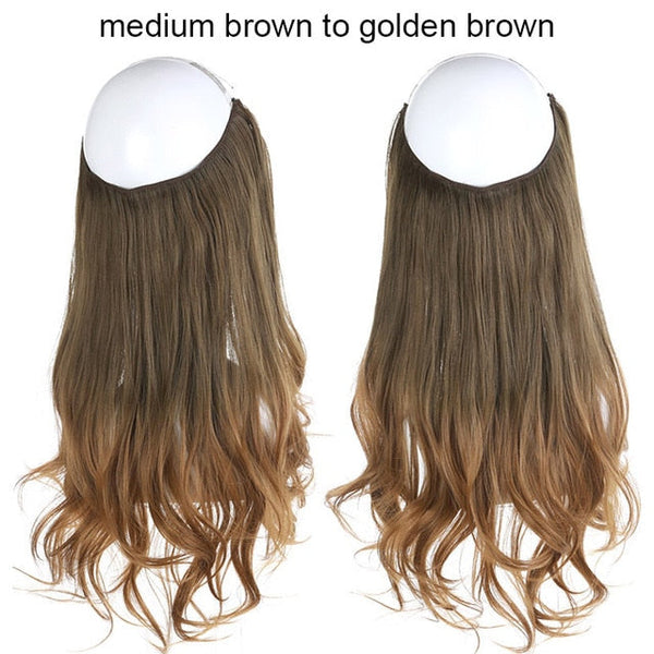 Voluminous Halo Hair Extension Band 14-18 Inches - Exotic Hair Shop