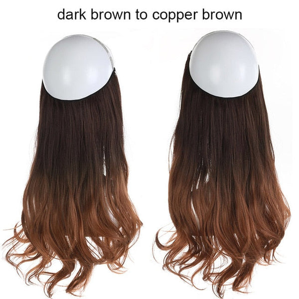 Voluminous Halo Hair Extension Band 14-18 Inches - Exotic Hair Shop