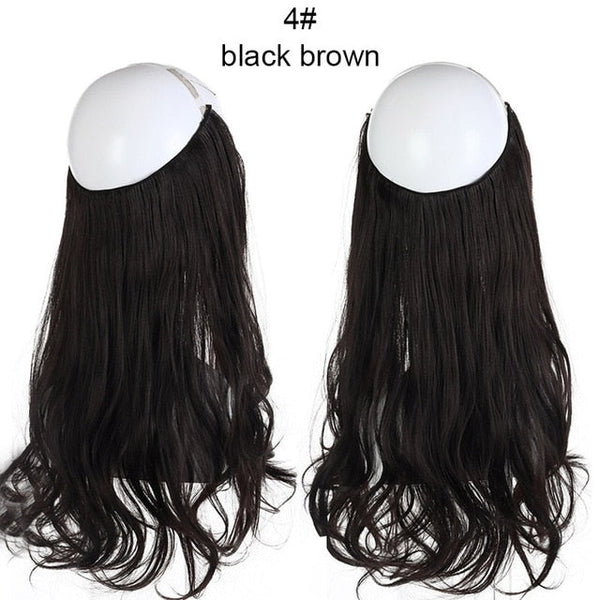 Voluminous Halo Hair Extension Band 14-18 Inches - Exotic Hair Shop