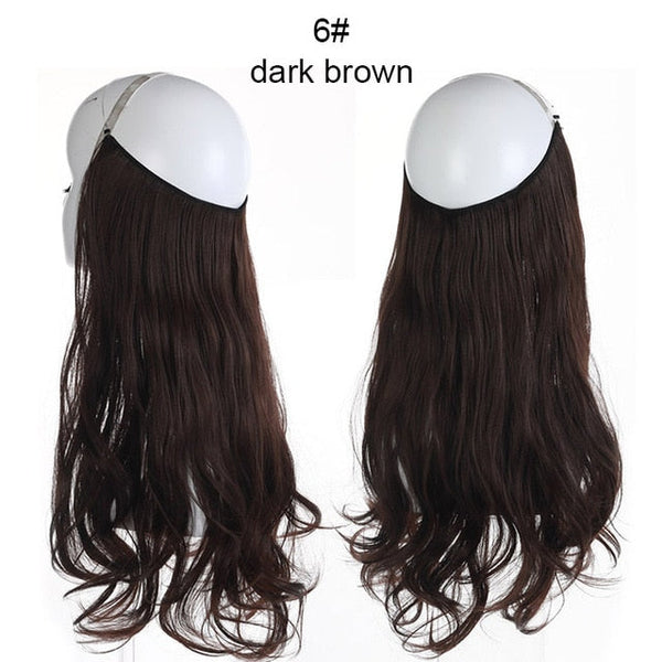 Voluminous Halo Hair Extension Band 14-18 Inches - Exotic Hair Shop