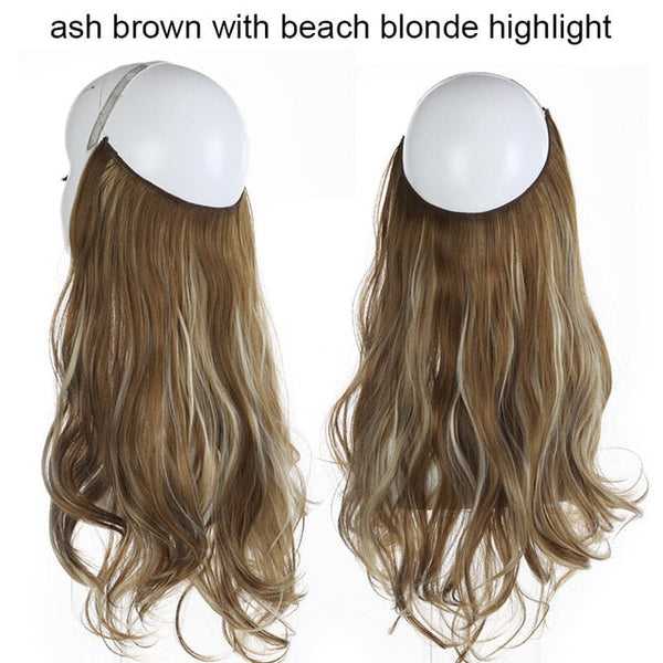 Voluminous Halo Hair Extension Band 14-18 Inches - Exotic Hair Shop
