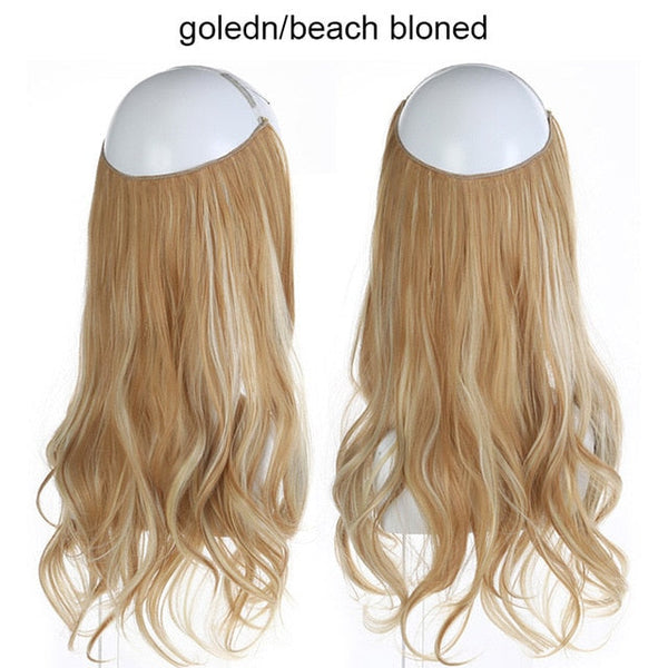 Voluminous Halo Hair Extension Band 14-18 Inches - Exotic Hair Shop