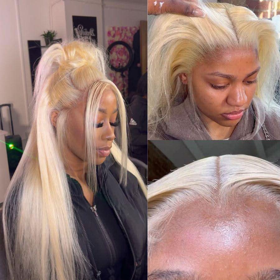 613 Blonde HD Lace Wig on a 13x4 Frontal 250% Density