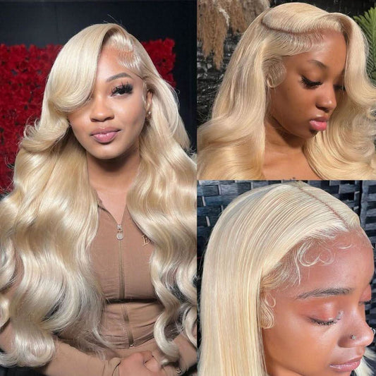 613 Blonde HD Lace Wig on a 6x6 Closure 180% Density